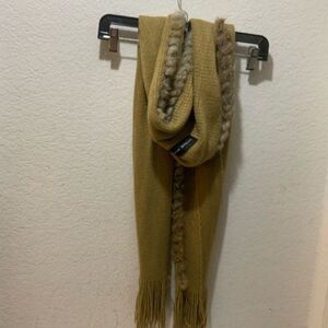 Dana Stein Fur Scarf brown